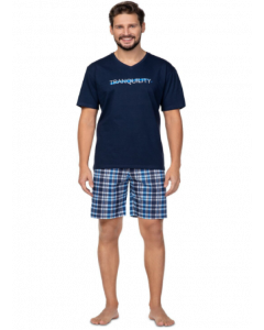 583 піжама чоловіча кор./рукав /шорти Regina